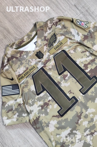 NFL Nike size M Wentz x Philadelphia Eagles Jersey, снимка 4 - Тениски - 54043957