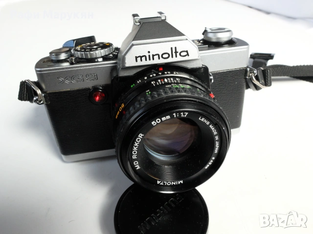 SLR "MINOLTA XG-9"  филмов, здрав, стабилен и сигурен