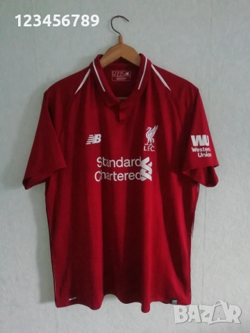 Liverpool Virgil оригинална тениска фланелка Ливърпул Ван Дайк 2XL екип 2018-2019 , снимка 2 - Тениски - 53384783