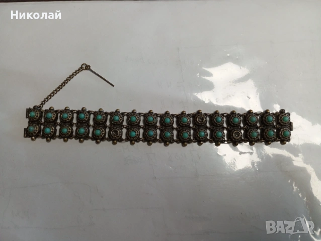 Възрожденска етно гривна, снимка 3 - Антикварни и старинни предмети - 54955547