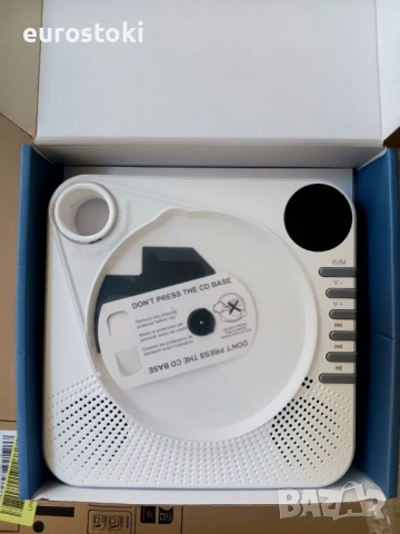 CD плейър Greadio CD86, Bluetooth 5.1, мултифункционален CD плейър с високоговорители, дистанционно , снимка 9 - MP3 и MP4 плеъри - 54879926