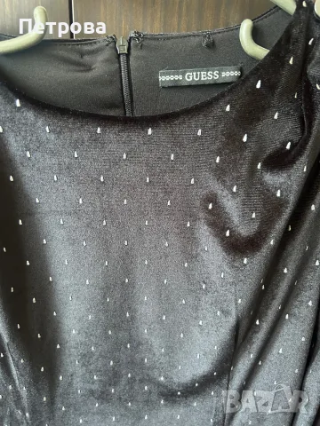 Рокля guess велурена