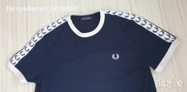 Fred Perry Cotton Mens Size M НОВО! ОРИГИНАЛ! Мъжка Тениска!, снимка 8 - Тениски - 55143119