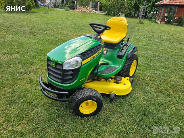 ТРАКТОРНА КОСАЧКА JOHN DEERE X165 .22.КОНЯ ПЕРФЕКТНА , снимка 16 - Градинска техника - 54732157