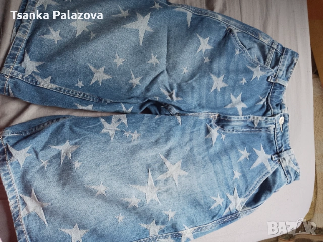 Дънки къси Bershka EUR 32 звезди 