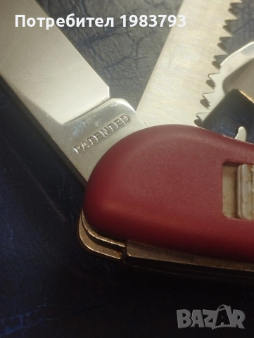 Стар модел голям 111 мм.Victorinox Switzerland с трион, снимка 4 - Ножове - 54822127