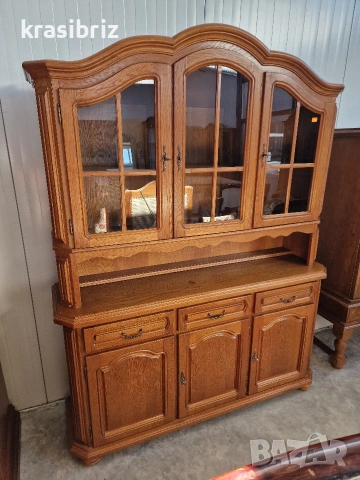 Масивна Витрина -внос от Германия! , снимка 2 - Секции и витрини - 54354775