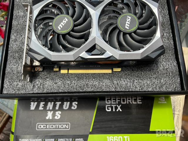 MSI GeForce GTX 1660 Ti VENTUS XS 6G, снимка 3 - Видеокарти - 55153875