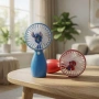 Детски мини USB вентилатор – Stitch или Spiderman, преносим и презареждаем, снимка 1