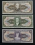Бразилия. 5, 10 и 50 крузейро. 1953- 1963 година. UNC. 3 бройки., снимка 1