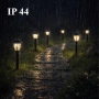 Комплект соларни градински лампи 10 броя – LED външни фенери IP44, снимка 4