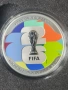 Сребърна монета - Канада за Световното първенство по футбол 2026 на FIFA, за колекционери, минт, снимка 1