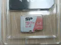 Чисто нова карта памет Silicon Power Superior 64GB microSDXC (4K Ultra HD), снимка 3