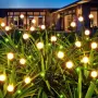 Соларни градински лампи Светулки 6 LED | Комплект 2 броя | IP65 | До 15 часа работа , снимка 7