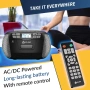 Klim CD плеър с касетофон, Bluetooth, FM/AM радио, USB, преносим музикален плейър, снимка 2