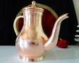 Медна кана,чайник,чиста червена мед 1.5 л.,800 гр. , снимка 6