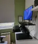 Регулируема стойка (height adjustable sit stand desk) за монитор и клавиатура McLean, снимка 3