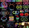 Парти комплект неонови пръчки MULEVIP Glow Party, 347 части, фосфоресциращи пръчки с конектори , снимка 6