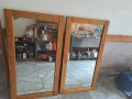 2 бр. Ретро огледала с масивна дървена рамка - Бук, снимка 4