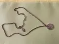 Верижка с висулка във формата на османска монета., снимка 1