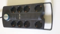 Разклонител с 8-контакта,USB и защита от пренапрежение  3500W  Powerfix GPBKSU08 Почти като нов, снимка 1