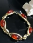 Kordes Lichtenfels  сребърна гривна с балтийски кехлибар, снимка 1