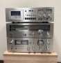 🔊Топ ретро аудио сет - система AKAI AM-2450, AT-2450L, GXC-740D+ опция грамофон AKAI🔊, снимка 6