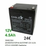 Акумулаторна батерия EAGLESTAR 12V за UPS, алармени системи, соларни инсталации и др., снимка 1