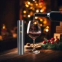 4565 Автоматичен безжичен тирбушон за вино с вградена батерия и USB зареждане – Елегантен дизайн в ч, снимка 6