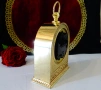 Настолен часовник,будилник Landex,позлатен бронз. , снимка 6