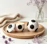 3D Футболна топка футбол кутия с капак 2 части силиконов молд форма шоколад гипс смола, снимка 3