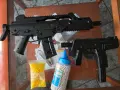 Пакет 2 броя пистолети играчки за изстрелване на пластмасови топчета, снимка 3