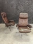 Чифт дизайнерски кожени релакс кресла Stressless Metro, снимка 14