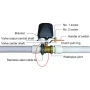 Интелигентен WiFi електромагнитен клапан за вода/газ 1/2-3/4-1 цол, Tuya Smart Life 12V 10321, снимка 5