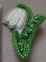 Handmade брошка Кокиче , снимка 6