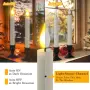 PChero LED конусовидни свещи със сензор от здрач до зори, 10 бр. безпламъчни с батерии, снимка 2