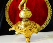 Бронзов свещник Ангел,гълъб,25 см.,670 гр. , снимка 2