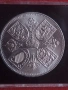 5 шилинга 1953 г. Коронацията. Великобритания, снимка 2