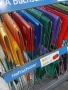Немски метален стелаж (дисплей) за книжарница + над 600 бр. подвързии (Германия), снимка 3