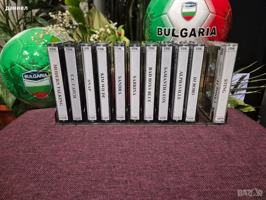 Аудио касети TDK SA90 - C.C. Catch, Sandra, Sabrina, Samantha Fox, Alphaville, Snap, DJ Bobo и др., снимка 1