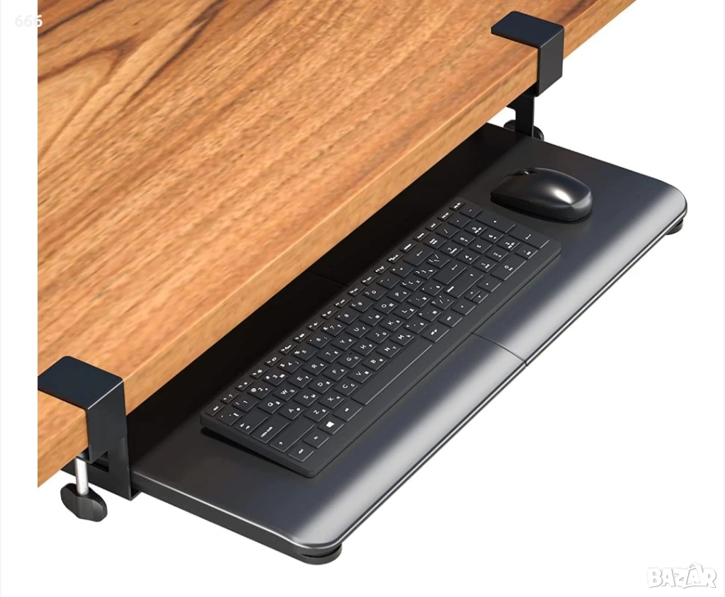 Поставка за клавиатура под бюро, снимка 1