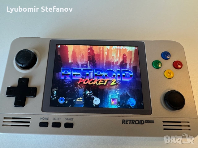 Retroid Pocket 2 – ретро портативна конзола, като нова, пълен комплект, снимка 2 - Други игри и конзоли - 55129232