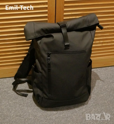 Водоустойчива Rolltop раница за лаптоп 16/17" – BJIAX, снимка 8 - Раници - 54874579
