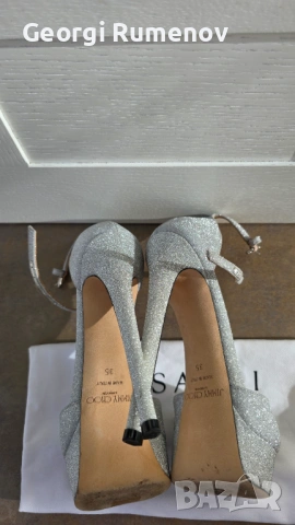 Бални/Сватбени обувки Jimmy Choo, снимка 4 - Дамски обувки на ток - 54308428
