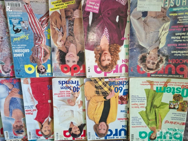 Продавам стари списания Burda, 1,5€/бр при покупка на всички, снимка 4 - Списания и комикси - 54438460