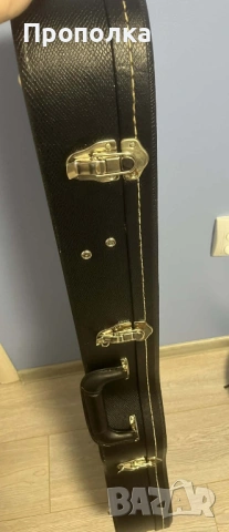 Кожен Черен Куфар за китара Gibson USA, снимка 7 - Китари - 54101404