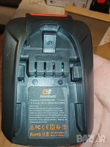 Нова Li-Ion батерия GretBatt 18V 3.0Ah за Bosch Home & Garden