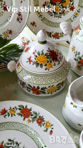 Огромен сервиз за хранене и кафе Villeroy & Boch Summer Day , снимка 4 - Сервизи - 55406618