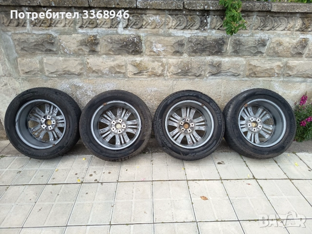 Джанти Hyundai ix35 Tucson 17" 5x114,3 Kia Хюндай Киа 5х114.3 с гуми 225/60/17, снимка 10 - Гуми и джанти - 54638715
