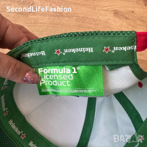 Шапка с козирка Heineken Formula 1 зелена регулируема , снимка 5 - Шапки - 54327689
